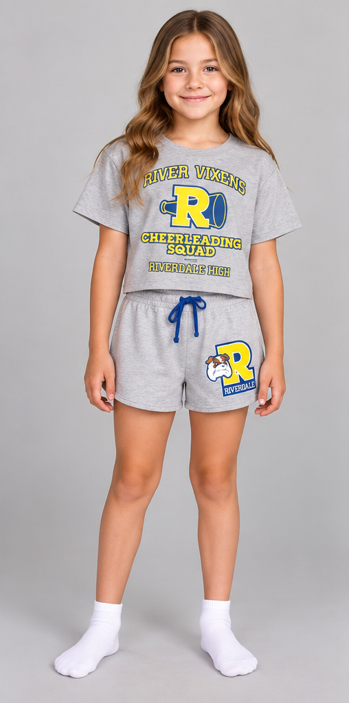 Riverdale Cheerleading Squad Girls’ Short Pyjama Set