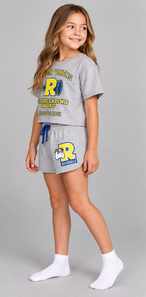 Riverdale Cheerleading Squad Girls’ Short Pyjama Set