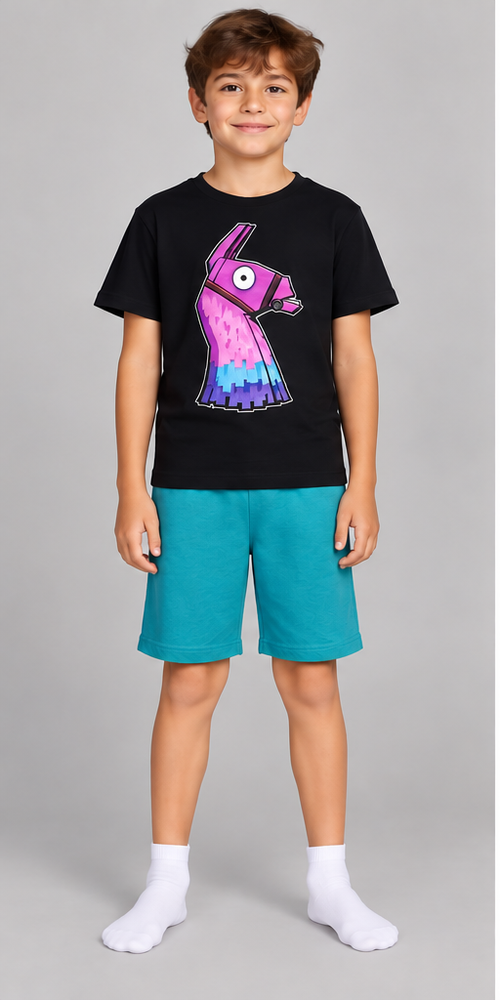Fortnite Boys’ Short Pyjama Set — front view